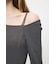 OPEN NECK KNIT LONG ドレス