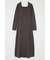 OPEN NECK KNIT LONG ドレス