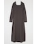 OPEN NECK KNIT LONG ドレス