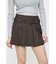 LOW SLUNG PLEATED MINI スカート