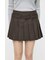 LOW SLUNG PLEATED MINI スカート