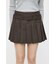 LOW SLUNG PLEATED MINI スカート
