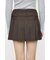 LOW SLUNG PLEATED MINI スカート