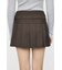 LOW SLUNG PLEATED MINI スカート