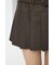 LOW SLUNG PLEATED MINI スカート