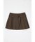 LOW SLUNG PLEATED MINI スカート