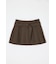 LOW SLUNG PLEATED MINI スカート