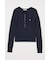 HENRY NECK CABLE KNIT トップス