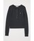 HENRY NECK CABLE KNIT トップス
