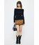 ASYMMETRY TWIST NECK トップス