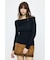 ASYMMETRY TWIST NECK トップス