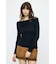 ASYMMETRY TWIST NECK トップス