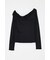ASYMMETRY TWIST NECK トップス