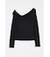 ASYMMETRY TWIST NECK トップス