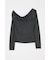 ASYMMETRY TWIST NECK トップス