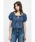 DENIM PUFF ブラウス