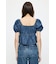 DENIM PUFF ブラウス