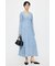 SCOOP NECK MAXI ドレス
