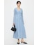 SCOOP NECK MAXI ドレス