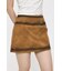 FAUX SUEDE MINI  スカート