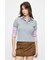 SHIRT SLEEVE STRIPED POLO Tシャツ