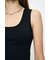 SUVIN GIZA SCOOP NECK タンク