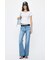 SUVIN GIZA BOAT NECK TEE