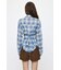 FADE CHECK SHEER OVER シャツ