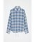 FADE CHECK SHEER OVER シャツ