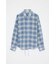 FADE CHECK SHEER OVER シャツ