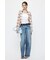 FADE CHECK SHEER OVER シャツ