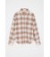 FADE CHECK SHEER OVER シャツ