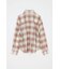 FADE CHECK SHEER OVER シャツ