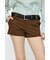 F／SUEDE SHORT パンツ
