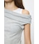 LAYERED OFF SHOULDER トップス