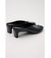 OPEN TOE SQUARE HEEL ミュール
