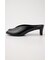 OPEN TOE SQUARE HEEL ミュール