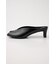OPEN TOE SQUARE HEEL ミュール