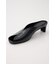 OPEN TOE SQUARE HEEL ミュール