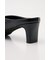 OPEN TOE SQUARE HEEL ミュール