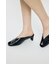 OPEN TOE SQUARE HEEL ミュール