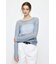 BOAT NECK MESH KNIT トップス