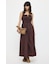 COTTON GATHER CAMI ドレス