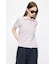 STRIPED TINY POLO シャツ