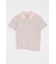 STRIPED TINY POLO シャツ
