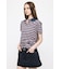 STRIPED TINY POLO シャツ