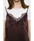 LACE SATIN SLIP ドレス