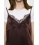 LACE SATIN SLIP ドレス