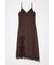 LACE SATIN SLIP ドレス