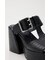 CROCO CHUNKY HEEL サンダル